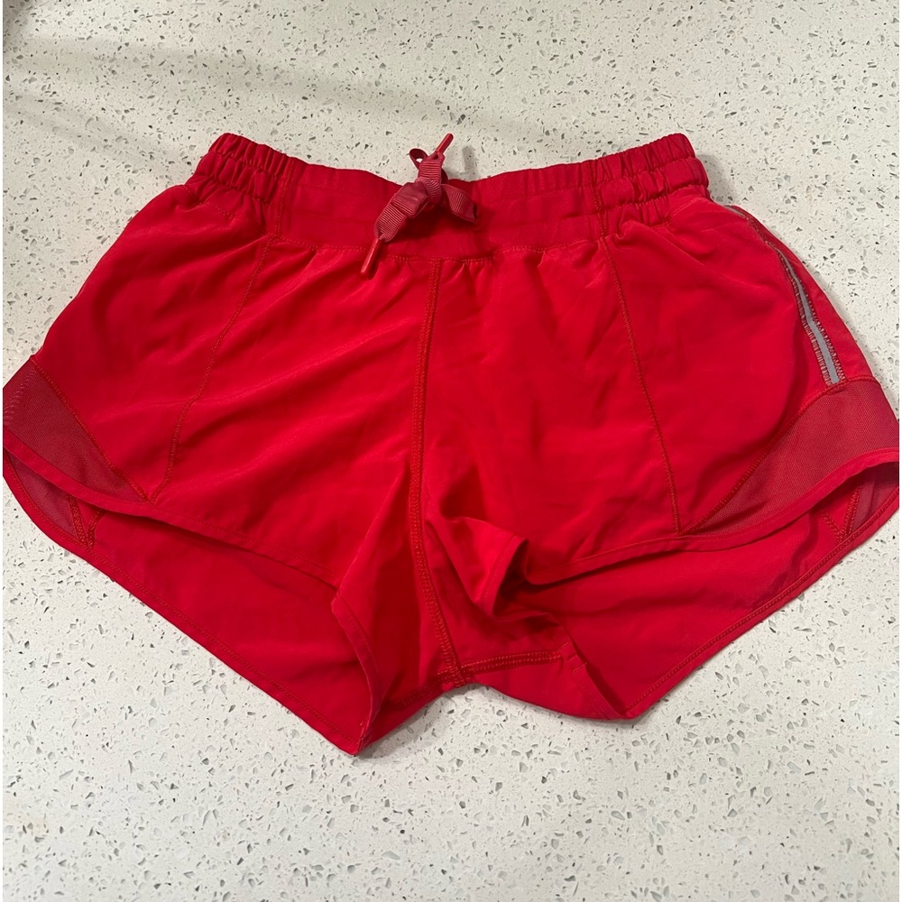 Pink lululemon shorts